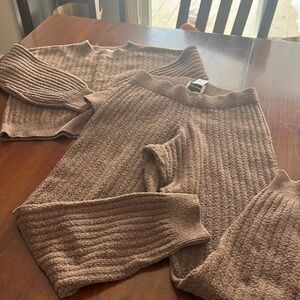 Pink Rose sweater set